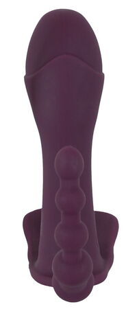 Фиолетовый вибратор для ношения в трусиках ARIVA RC Panty Vibrator